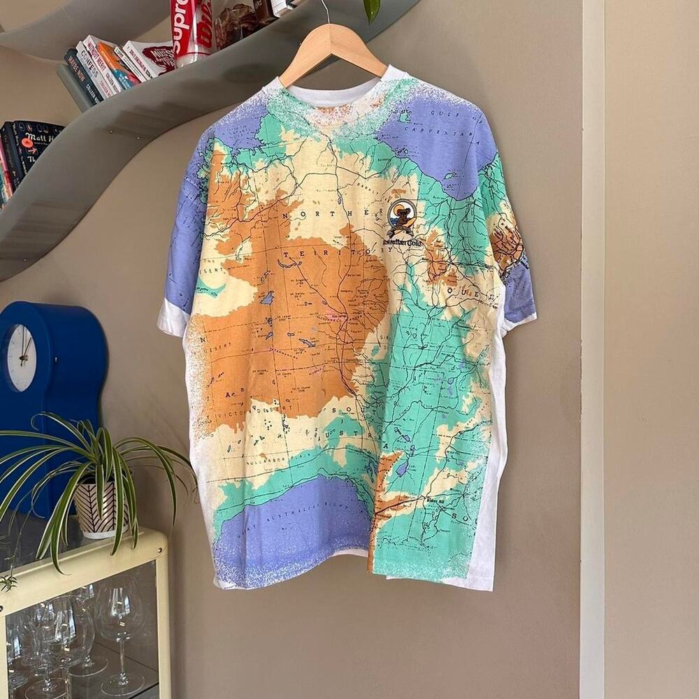 Vintage Australia Map Shirt